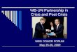 WB-UN Partnership in Crisis and Post Crisis