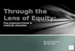 Through the Lens of Equity: