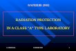 RADIATION PROTECTION IN A CLASS "A" TYPE LABORATORY