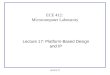 Lecture 17: Platform-Based Design and IP