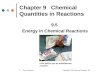 Chapter 9   Chemical Quantities in Reactions