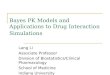 Bayes PK Models and Applications to Drug Interaction Simulations
