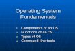Operating System Fundamentals