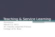 Teaching & Service Learning