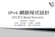 IPv6 網路程式設計 ( TCP Client/Server)
