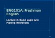 ENG101A: Freshman English