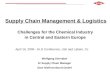 Supply Chain Management & Logistics Challenges for the Chemical Industry