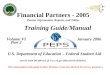 Financial Partners - 2005  Partner Information, Reports, and Tables