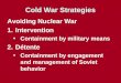 Cold War Strategies