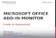 Microsoft Office Add-In Monitor