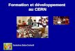 Formation et développement  au CERN