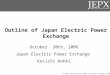 October  30th, 2006 Japan Electric Power Exchange  Keiichi Hohki