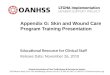 Appendix G: Skin and Wound Care Program Training Presentation