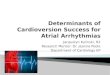 Determinants of Cardioversion Success for  Atrial  Arrhythmias