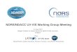 NORS/NDACC UV-VIS Working Group Meeting