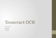 Tesseract  OCR