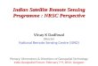 Indian Satellite Remote Sensing  Programme  : NRSC Perspective