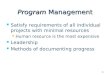 Program  Management