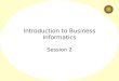 Introduction to Business Informatics