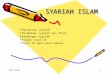 SYARIAH ISLAM