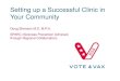Setting up a Successful Clinic in Your Community