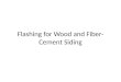 Flashing for Wood and Fiber-Cement Siding