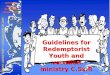 Guidelines for Redemptorist Youth and vocation ministry C.Ss.R