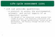 Life  cycle assessment (LCA )