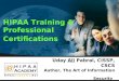 HIPAA Training & Professional  Certifications