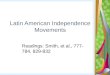 Latin American Independence Movements