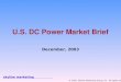U.S. DC Power Market Brief