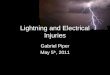 Lightning and Electrical Injuries