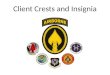Client Crests and Insignia