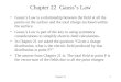 Chapter 22  Gauss’s Law