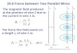 20.6 Force between Two Parallel Wires