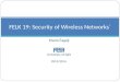 FELK 19:  Security of Wireless Networks *