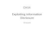 Exploiting Information Disclosure