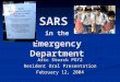 SARS  in the Emergency Department