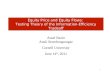 Equity Price and Equity Flows:  Testing Theory of the Information-Efficiency Tradeoff