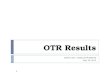 OTR Results