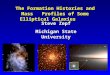 The Formation Histories and Mass   Profiles of Some Elliptical Galaxies
