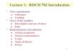 Lecture 1:  RDCH 702 Introduction