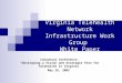 Virginia Telehealth Network Infrastructure Work Group  White Paper
