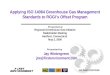 Applying ISO 14064 Greenhouse Gas Management Standards to RGGI’s Offset Program