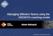 Managing Effective Teams using the GROWTH coaching model