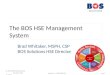 The BOS  HSE Management System