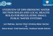 Lori Mathieu, Section Chief, Drinking Water Section &