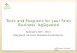 Tools and Programs for your Farm Business: AgSquared