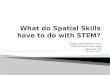 What do Spatial Skills have to do with STEM?