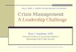 Crisis Management A Leadership Challenge